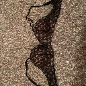 Aerie Black Lace Bra